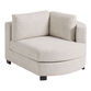 Hayes Cream Modular Sectional Right Facing Cuddle Chair image number 0