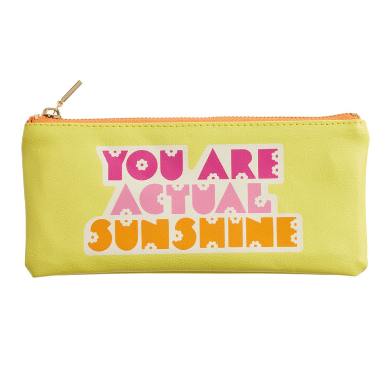 Ban.do You Are Actual Sunshine Pencil Pouch image number 1