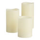 Flameless LED Pillar Candle With Remote 3 Pack image number 1