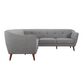 Nelson Mid Century 2 Piece Sectional Sofa image number 2