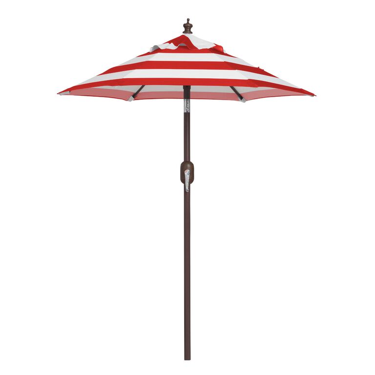Striped 5 Ft Replacement Umbrella Canopy image number 2