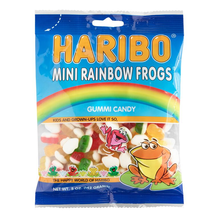 Haribo Mini Rainbow Frogs Gummy Candy image number 1