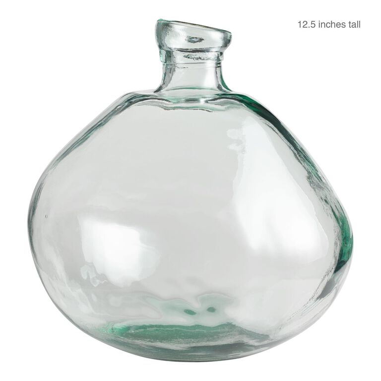 Barcelona Clear Recycled Glass Vase image number 5