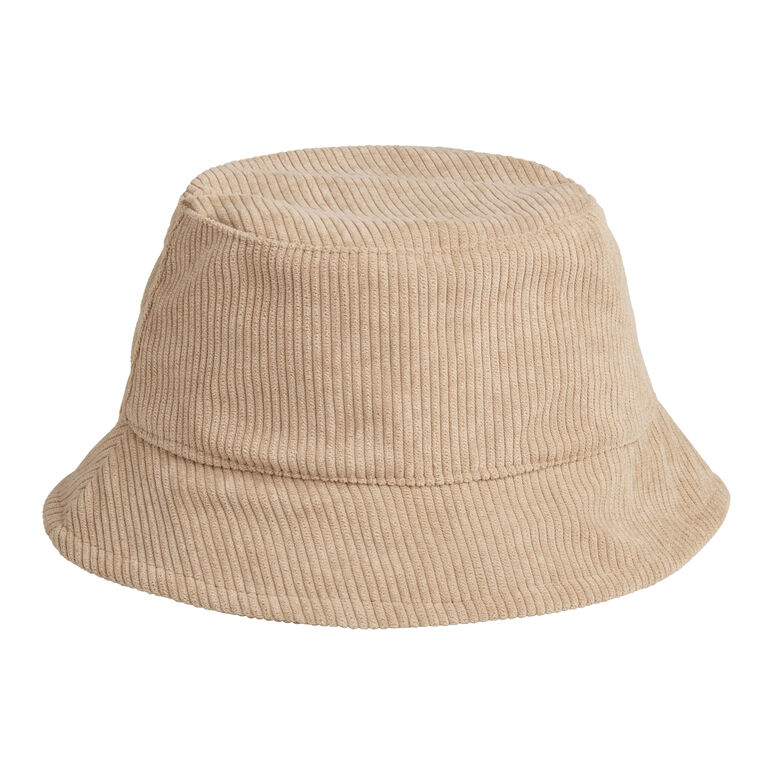 Tan Corduroy Bucket Hat image number 1