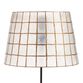 Gold Capiz Tapered Table Lamp Shade image number 2