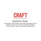 CRAFT Buddha Head Decor image number 1