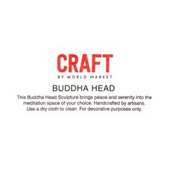 CRAFT Buddha Head Decor
