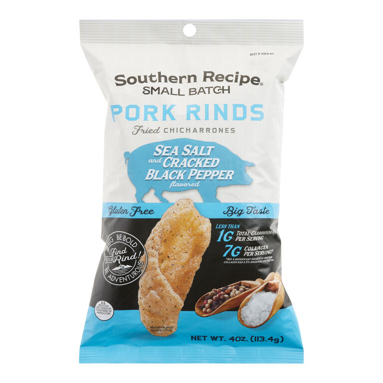 Southern Recipe Sea Salt & Black Pepper Pork Rinds image number 1