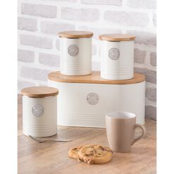 Typhoon Living Coffee, Tea And Sugar Canisters 3 Piece Set