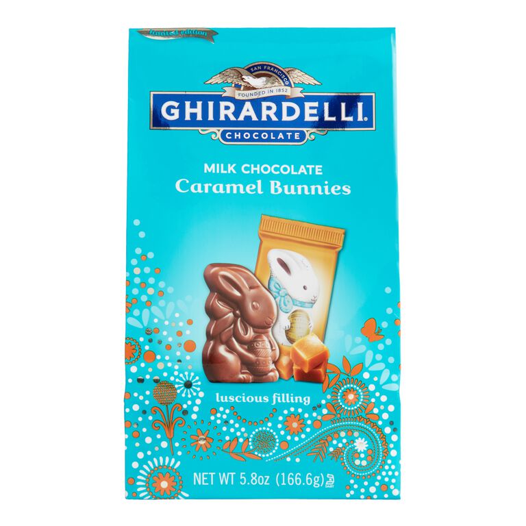 Ghirardelli Milk Chocolate Caramel Bunnies Bag image number 1