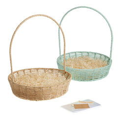 Large Woven Easter Gift Basket Kit