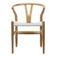 Manzanilla Two Tone Teak Mid Century Outdoor Dining Chair image number 2