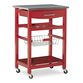 Grover Wood And Stainless Steel Kitchen Cart image number 0