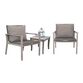 Loft Gray Rope 3 Piece Outdoor Furniture Set image number 0