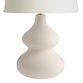 Fiona Off White Moroccan Style Ceramic Table Lamp Base image number 0