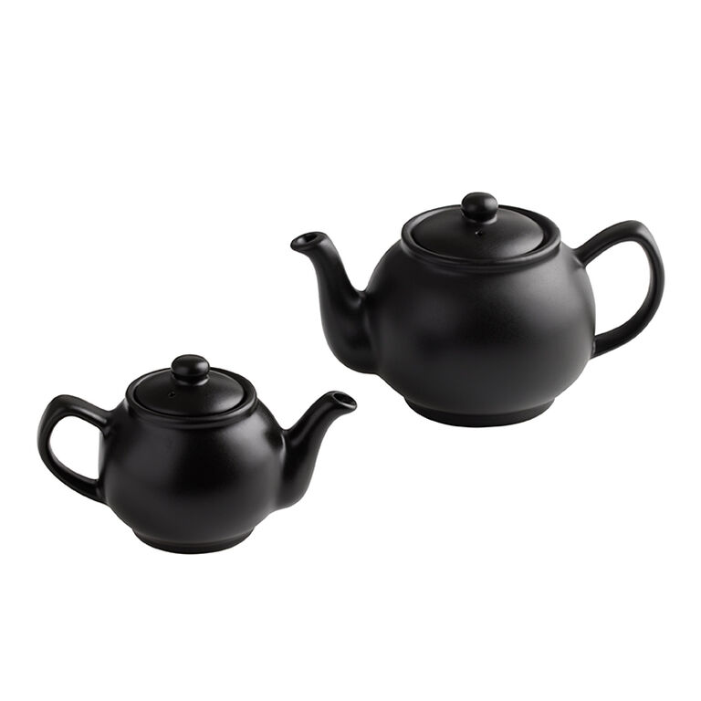 Price and Kensington Matte Black Ceramic British Teapot image number 1