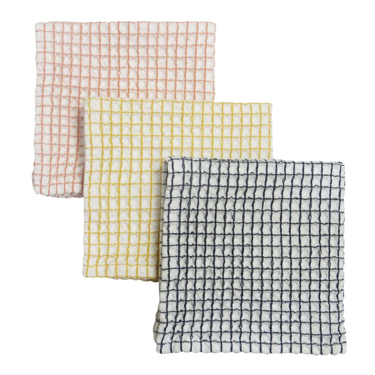 Waffle Weave Dishcloths 3 Count image number 1