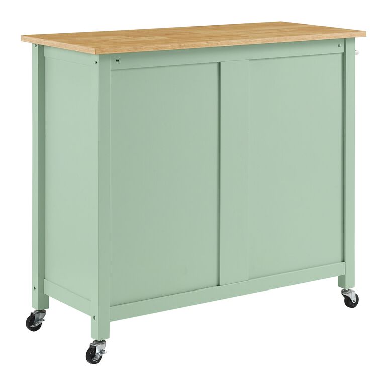 Fairview Wood Shaker Style Kitchen Cart image number 5