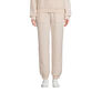 Ivory Teddy Fleece Lounge Joggers With Pockets image number 0