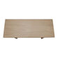 Vito Wire Brushed Natural Wood Console Table image number 3