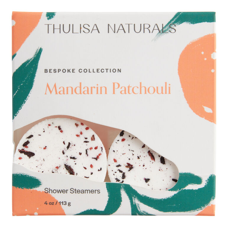 Thulisa Mandarin & Patchouli Shower Steamers 4 Count image number 1