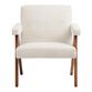 Braxton Ivory Flax Boucle A Frame Upholstered Chair image number 2