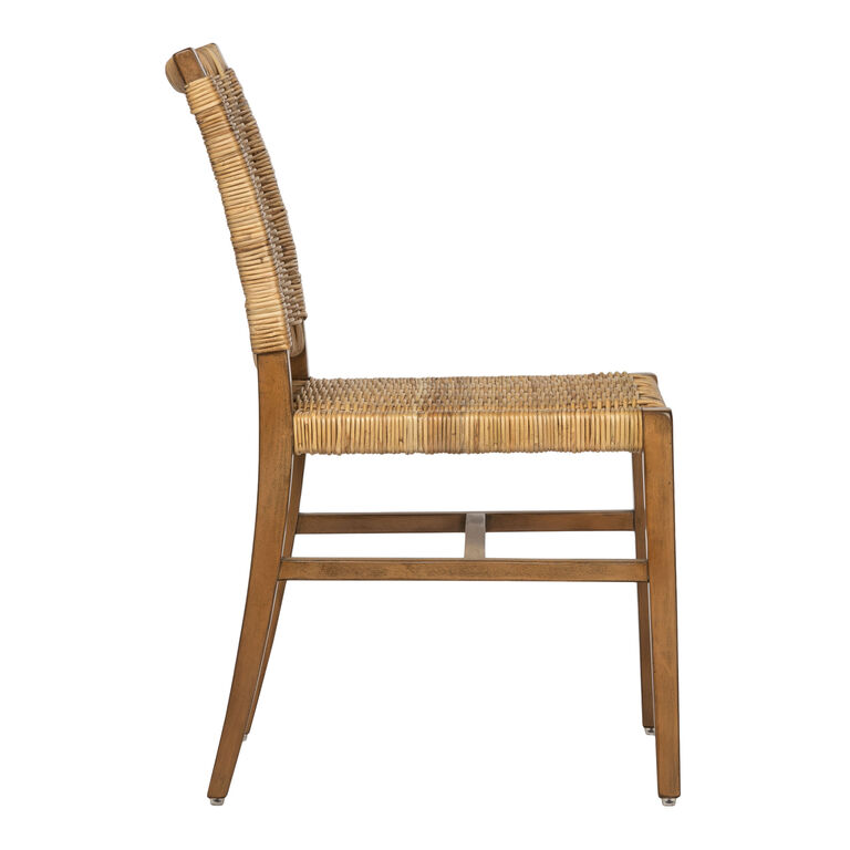 Amolea Wood and Rattan Dining Chair Set of 2 image number 4