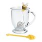 Joie Bee Mesh Ball Tea Infuser With Honey Dipper image number 1