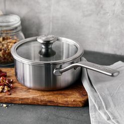 Merten & Storck Stainless Steel Saucepan With Lid 3 Quart