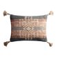 Nova Gray And Rust Kilim Indoor Outdoor Lumbar Pillow image number 0