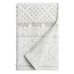 Lacey Ivory And Gray Sculpted Lattice Hand Towel image number 0