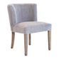 Vida Gray Corduroy Upholstered Dining Chair Set Of 2 image number 0