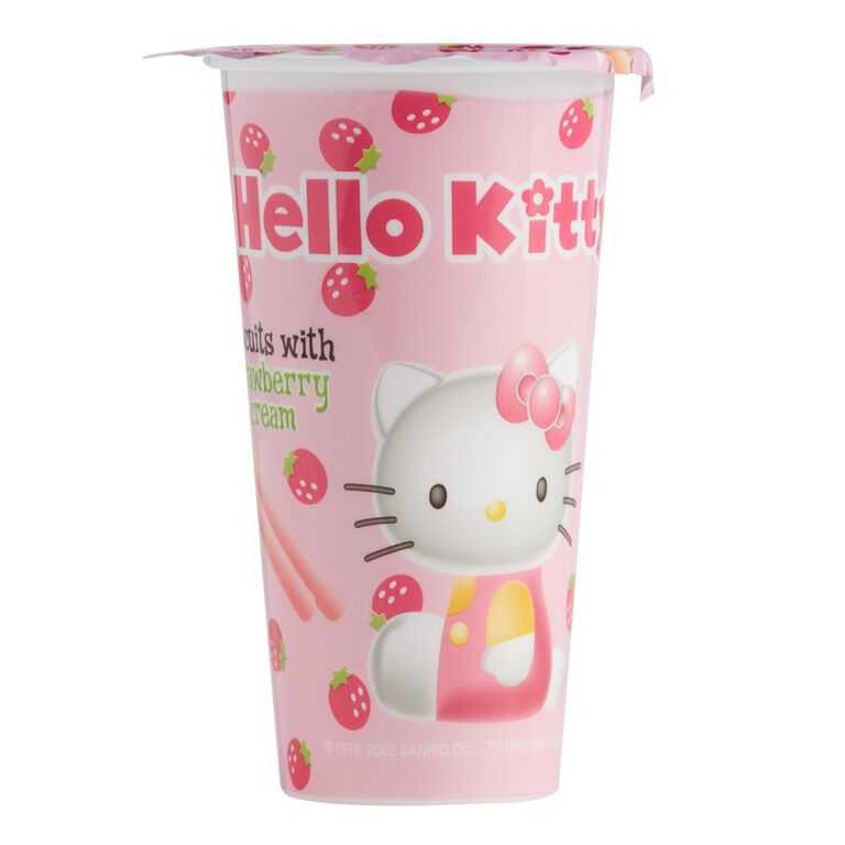 Hello Kitty Strawberry Dip Biscuits image number 1