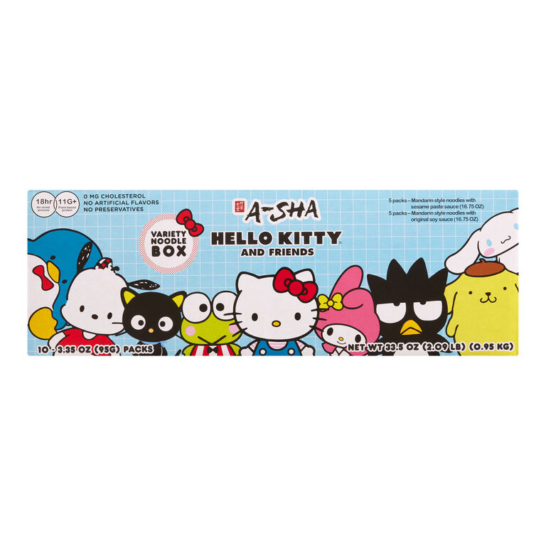 A-Sha Hello Kitty And Friends Ramen Variety Box 10 Pack image number 1