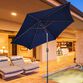 9 Ft Tilting Patio Umbrella With Lights image number 1