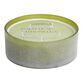 Wide Glass Palm Leaf 5 Wick Scented Citronella Candle image number 0