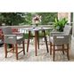 Aria Wood And Stone Counter Height Outdoor Dining Table image number 4