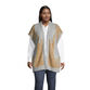 Gray And Tan Abstract Intarsia Sweater Vest image number 0