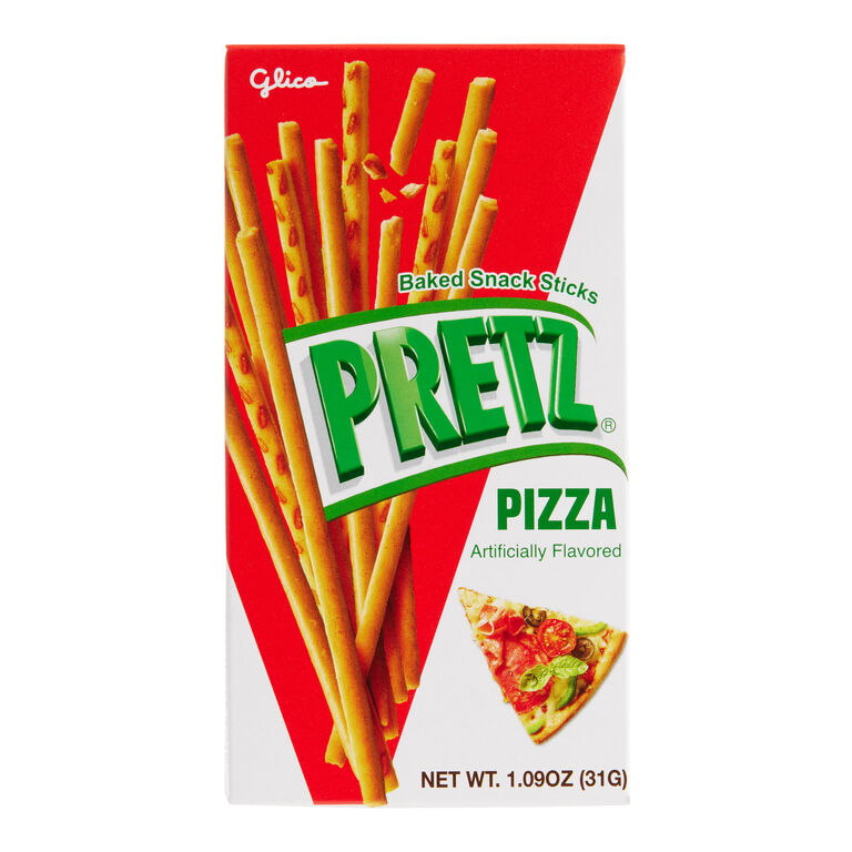 Glico Pretz Pizza Snack Sticks image number 1