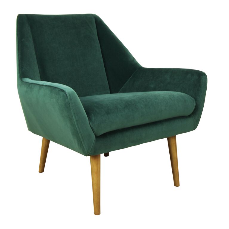 Austin Emerald Green Upholstered Chair image number 1