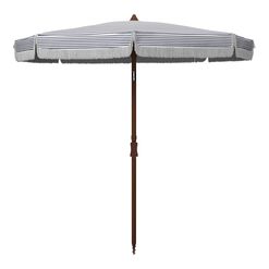 Thin Stripe 6.5 Ft Tilting Patio Umbrella