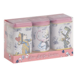 New English Teas Alice In Wonderland Loose Leaf Tea Tins 3 Pack