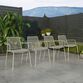 Fresia Steel And Rope Outdoor Stacking Dining Chair Set Of 4 image number 1