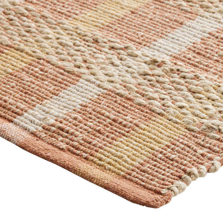 Spruce Plaid Jute and Cotton Area Rug image number 2