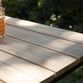 Napa Metal and Acacia Outdoor Pub Dining Table image number 3