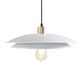Darrin Matte White And Gold Metal 2 Tier Disc Pendant Lamp image number 0