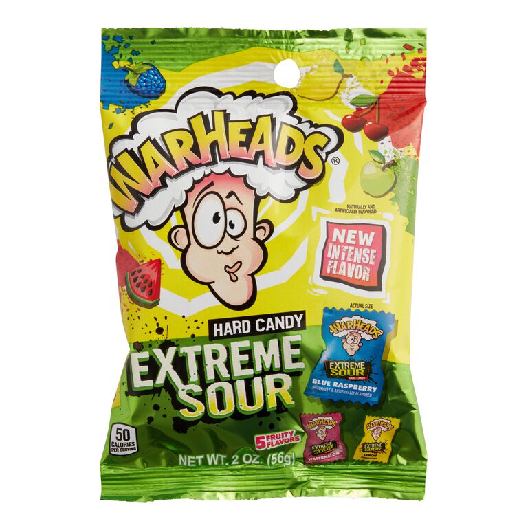 Warheads Extreme Sour Hard Candy Set of 3 image number 1