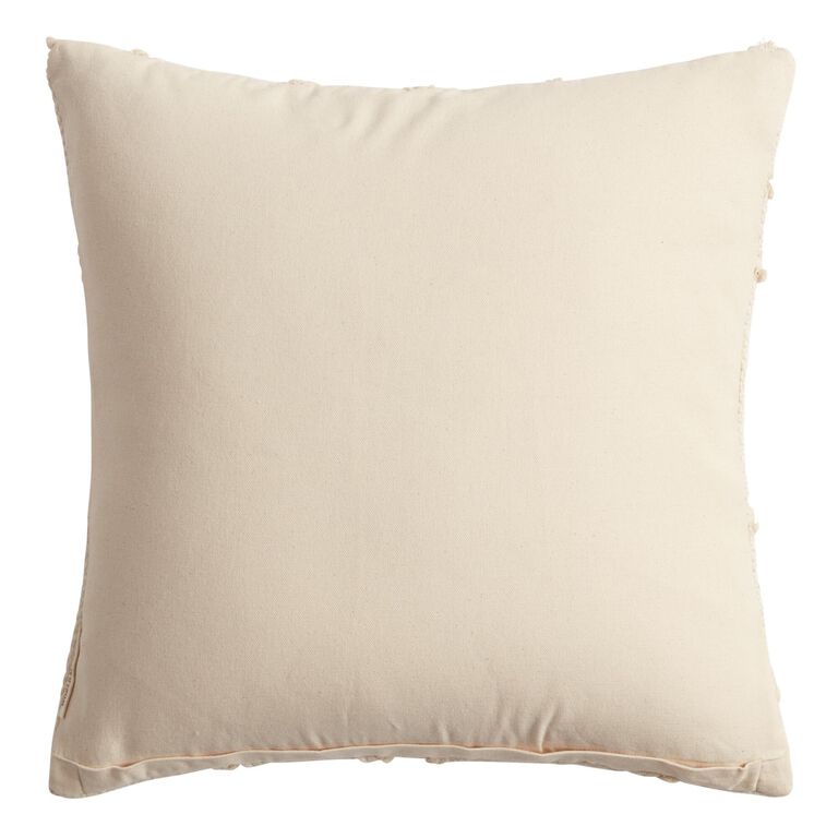 Ivory Abstract Lines Throw Pillow image number 3
