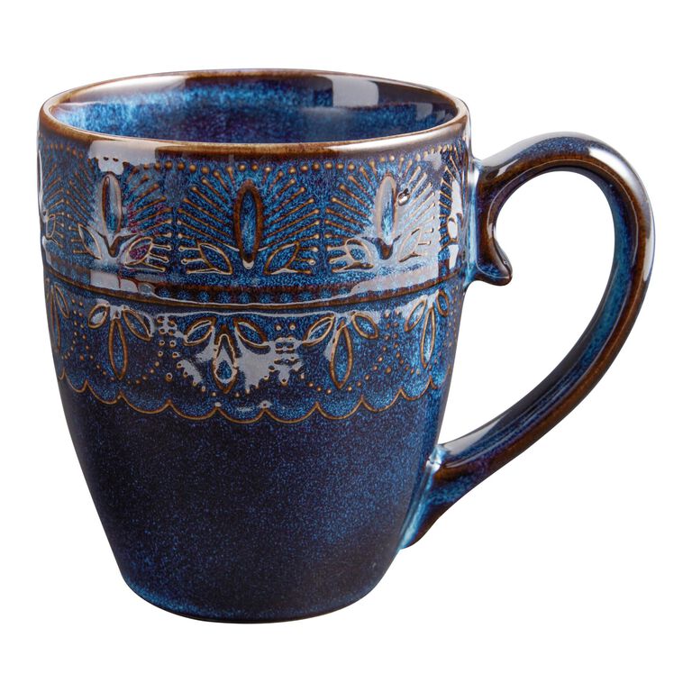 Willow Indigo Blue Embossed Dinnerware Collection image number 2