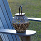 Punched Metal Daisy Solar LED Lantern image number 1